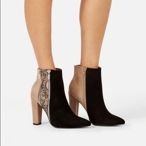 Justfab color block bootie